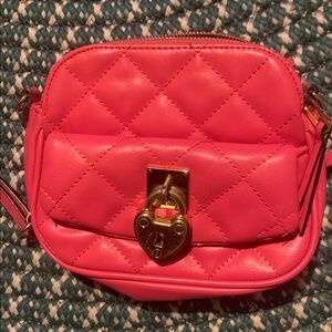 Juicy Couture Pink Double Zip Crossbody Bag
